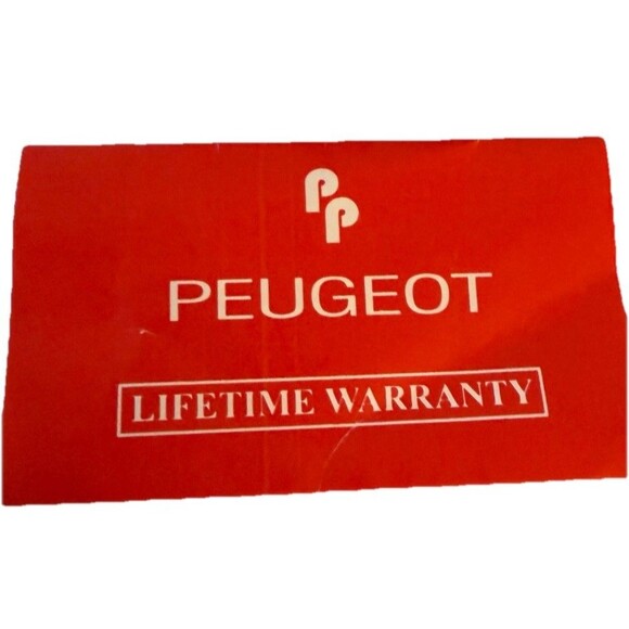 Peugeot Womens Quartz Watch Interchangeable Bezel Set 1990s Box Battery Needed main image 4